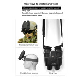 TacticalXmen NV8000 Head-mounted Night Vision Binoculars 4K Infrared Night Vision Device