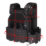 TacticalXmen Lightweight Quick Release Plate Carrier Tactical Vest