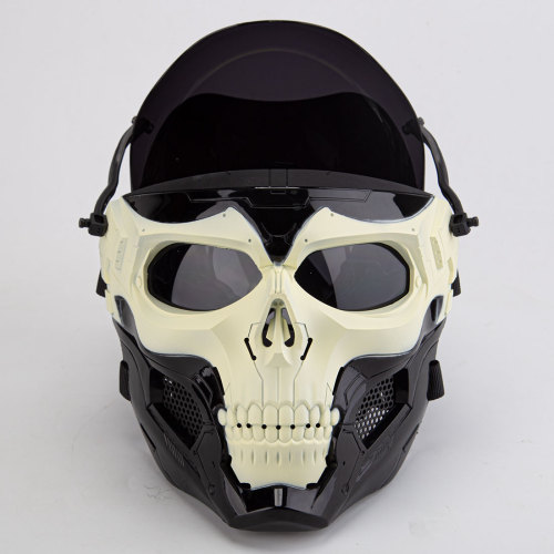 TacticalXmen Cyberpunk Helmet Mask Cyberpunk Futuristic Punk Mecha Skull Head Mask
