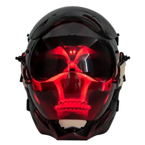 TacticalXmen Cyberpunk Helmet Mask Cyberpunk Futuristic Punk Mecha Skull Head Mask
