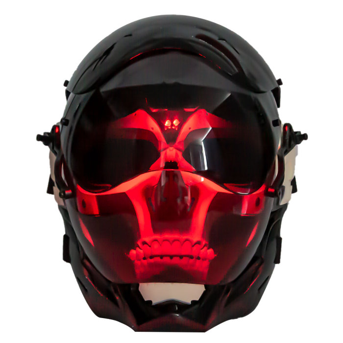 Cyberpunk Helmet Mask Cyberpunk Futuristic Punk Mecha Skull Head  Mask-TacticalXmen