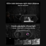 TacticalXmen Low-light 4K Full-color Infrared Binoculars Night Vision Ultra Long-lasting HD Digital Outdoor Telescope