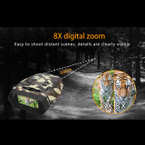 TacticalXmen Low-light 4K Full-color Infrared Binoculars Night Vision Ultra Long-lasting HD Digital Outdoor Telescope