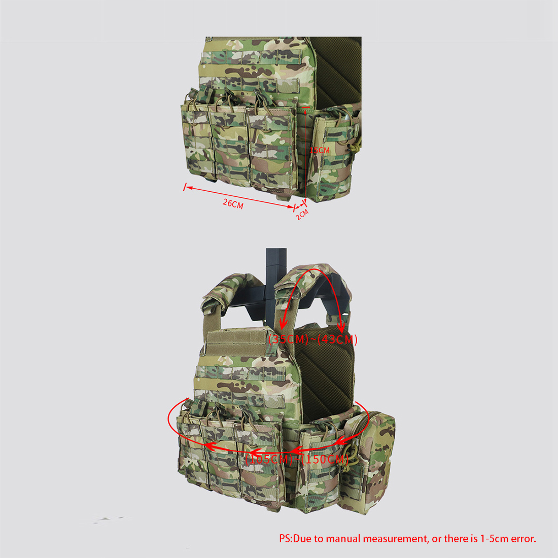 6094 Outdoor Multifunctional Tactical Vest-TacticalXmen 6094 Outdoor Multifunctional Tactical Vest-TacticalXmen