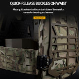 TacticalXmen PlateFrame Modular Hollow Lightweight Tactical Vest Jacket with Heat Dissipation Lining
