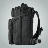 black tactical backpack