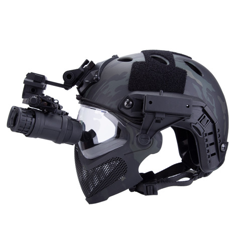 TacticalXmen Navigator Multifunctional Combination Helmet with Four Cylinder Binocular Night Vision Model