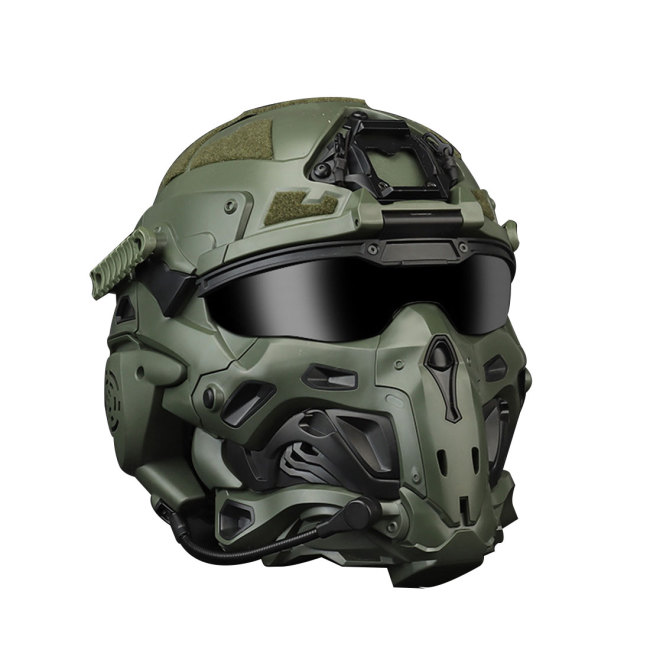 TacticalXmen Future Punk Helmet Tech Cosplay Prop with Built-in HD Earphones