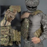 TacticalXmen LSR Military Armor Multifunction Lightweight DIY Detachable Tactical Vest