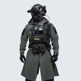 TacticalXmen BACRAFT Outdoor Tactical Long Coat Training Cloak with Hood