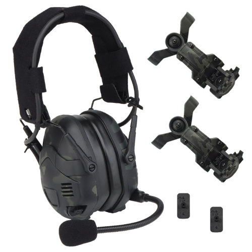 TacticalXmen Anti-noise Tactical Bluetooth Headset with Silicone Earmuffs