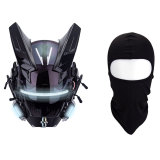 TacticalXmen Cyberpunk Light Blue Mask With White Gloves&Hand Armor