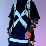 TacticalXmen Cyberpunk Yellow Light Mask With Mech Gloves&Wrist Armor