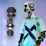 TacticalXmen Cyberpunk Yellow Light Mask With Mech Gloves&Wrist Armor