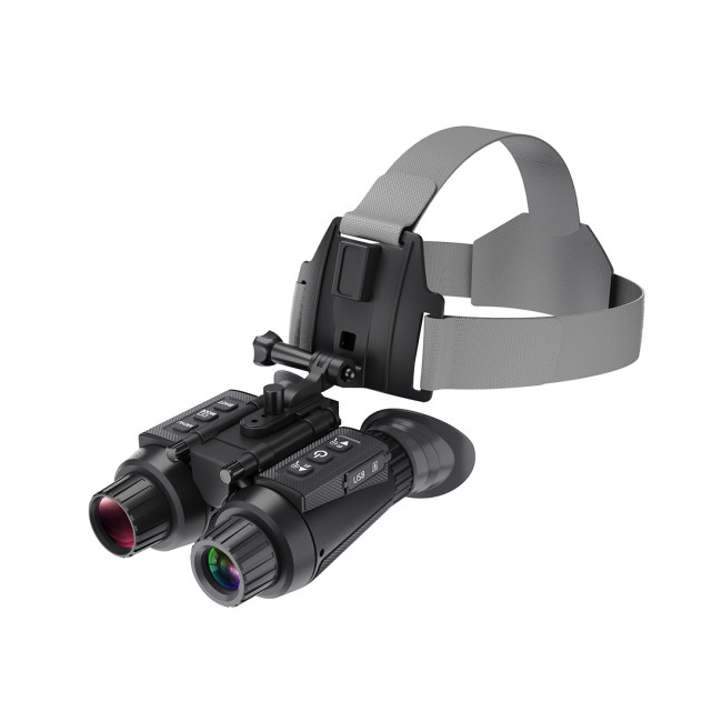 TacticalXmen NV8300 Helmet Mounted Binoculars 3D 4K IR Night Vision Telescope