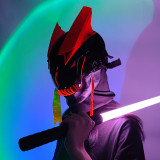 TacticalXmen Cyberpunk Mask Future Tech Helmet With Streamers (Halloween Limited Version)