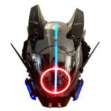 TacticalXmen Cyberpunk Helmet Future Punk Luminous Tech Mask