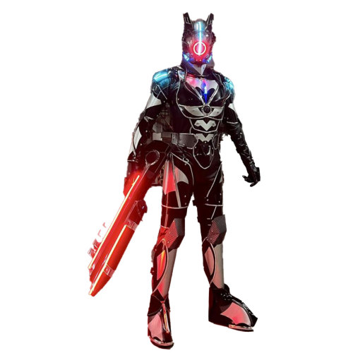TacticalXmen Cyberpunk Helmet Future Punk Luminous Tech Mask