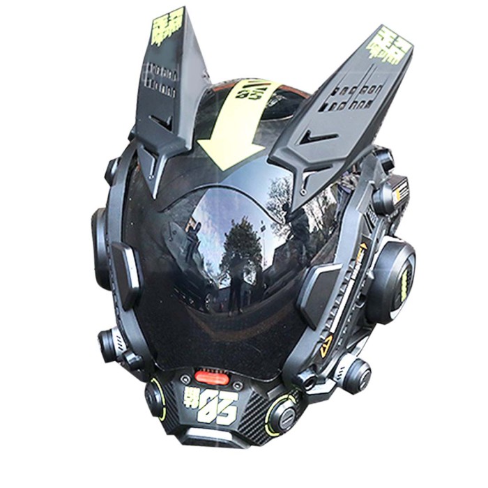 futuristic motorcycle helmet for sale Marikito Punk Techwear Mask Sci Fi Mask Cosplay Costume Mask Suitable Adult Party (Black) : Clothing, Shoes & Jewelry Step into the future with Sukabe  the cyberpunk helmet where style and comfort ignite to elevate your night rides. Futuristic Motorcycle Helmets
