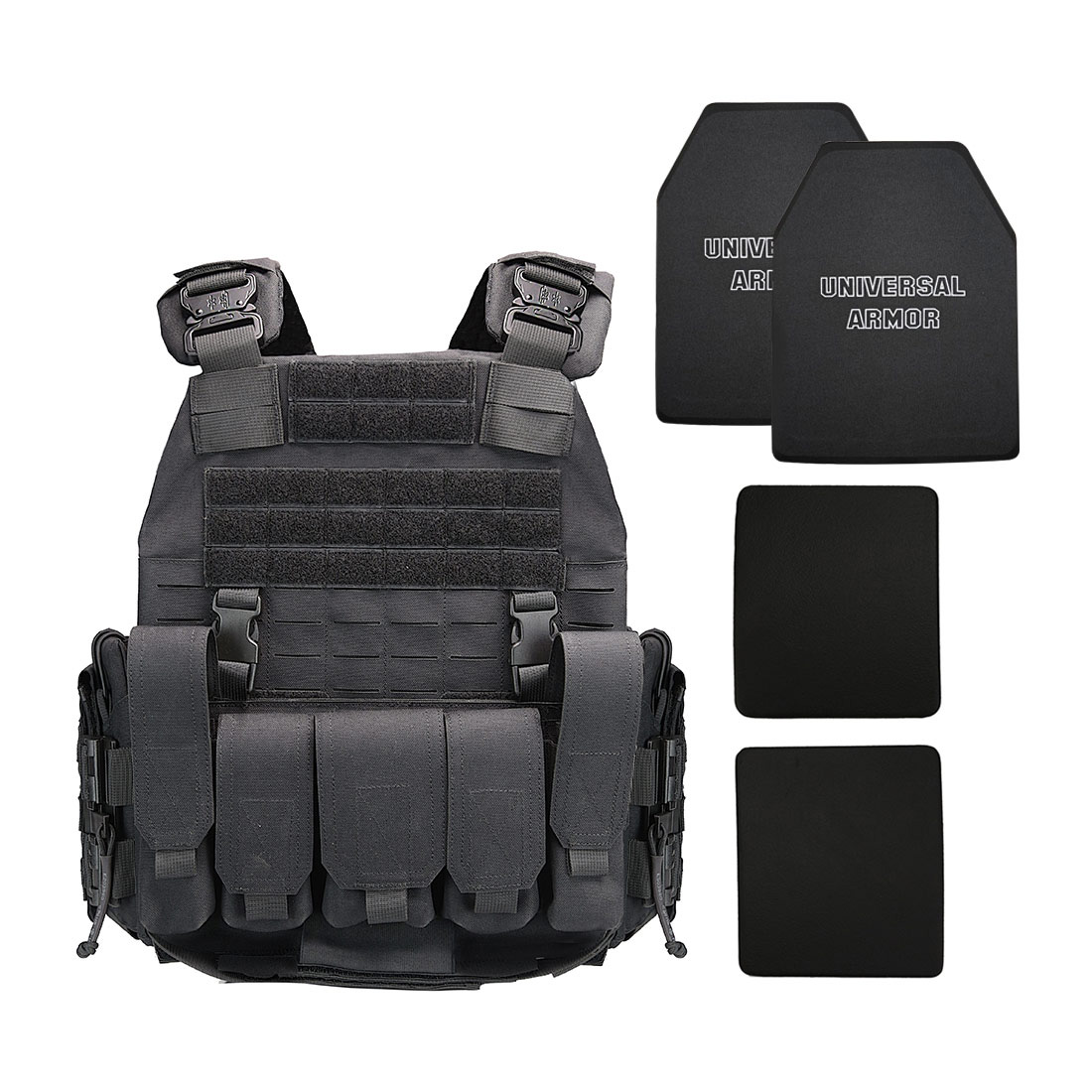 Level III Oversized Enhanced Rifle Rated Body Armor With Hellcat