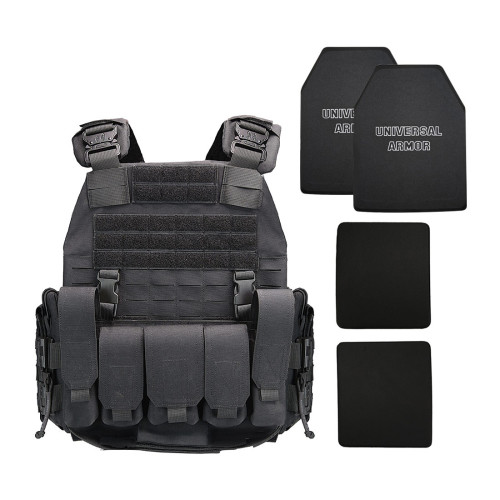 TacticalXmen Level III Oversized Enhanced Rifle Rated Body Armor With Hellcat Plate Carrier Package