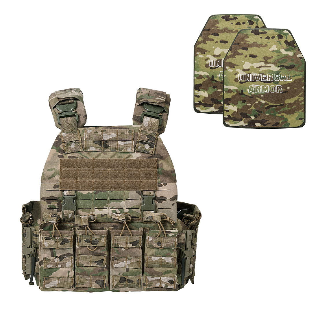 Level IV Rifle Rated Body Armor with Hellcat Tactical Plate Carrier ...