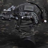 TacticalXmen Head-mounted PVS-14 Monocular Night Vision With Metal Mount Adapter & J Arm