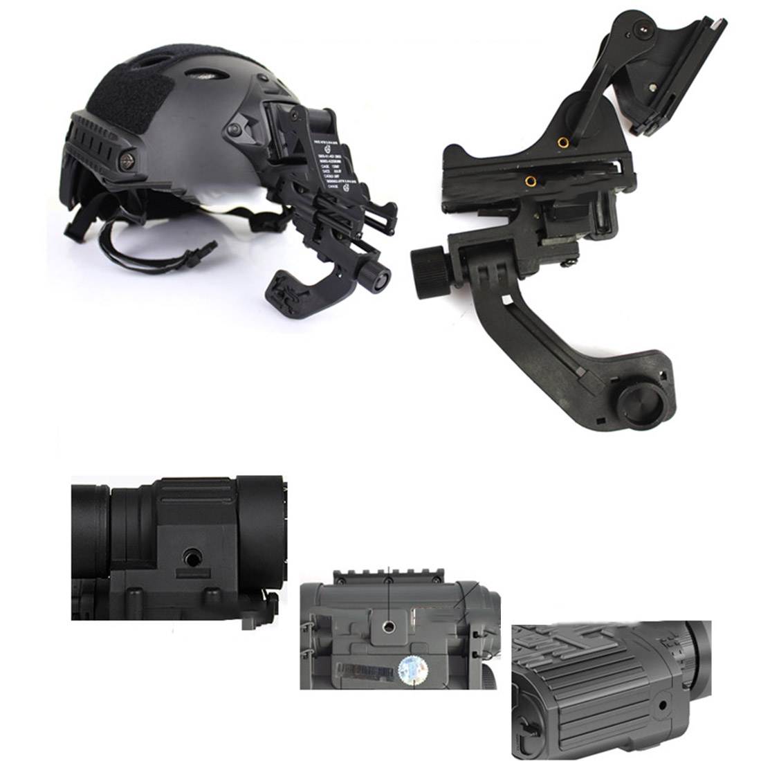 Head-mounted PVS-14 Monocular Night Vision With Metal Mount