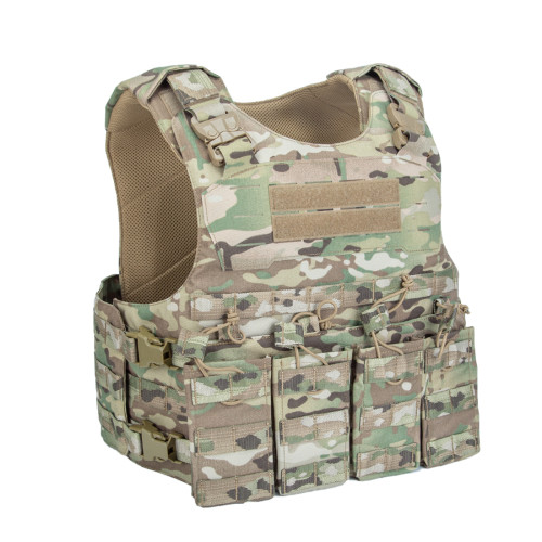 TacticalXmen Quick-release Tactical Vest with Molle System and Mag Pouch