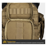 TacticalXmen YAKEDA Quick Release Molle Combat Plater Carrier Tactical Vest