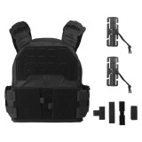 TacticalXmen Quick Release Plate Carrier Tactical Vest with Molle System Protection