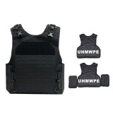 TacticalXmen NIJ IIIA Level Outdoor Portable Adjustable Quick Release MOLLE Tactical Plate & Protective Vest Suit