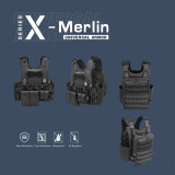 TacticalXmen U.T.A Universal Tactical Alliance X-Merlin Laser Cutting Plate Carrier Tactical Vest