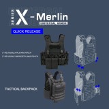 TacticalXmen U.T.A Universal Tactical Alliance X-Merlin Laser Cutting Plate Carrier Tactical Vest