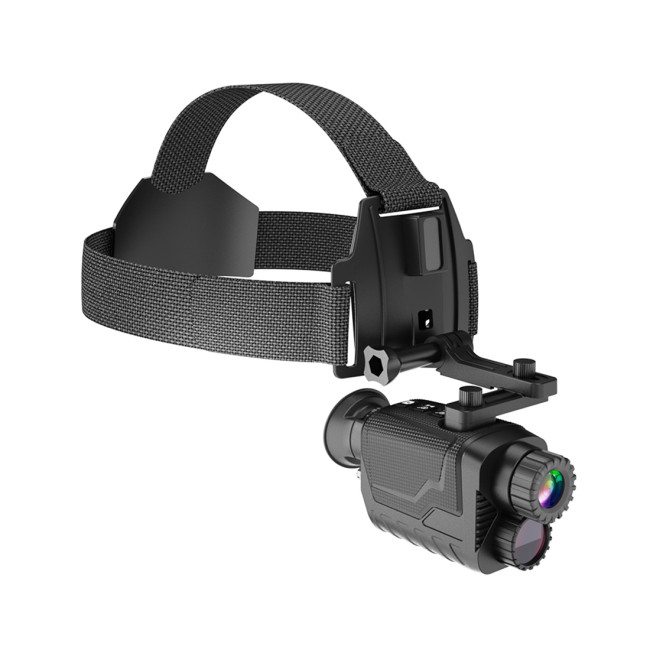 TacticalXmen NV8260 4K Monocular Infrared Digital Helmet-Style Night Vision Telescope (32G Memory)