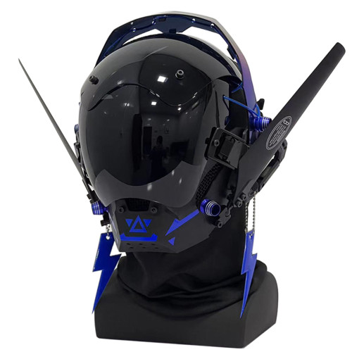 TacticalXmen Future Punk Mechanical Mask Tech Role-Playing DIY Electronic Screen Phantom Sound Mech