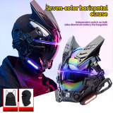 TacticalXmen Future Punk Mask Tech Luminous Costume Prop for Halloween Cosplay Party (Plug-in Version)