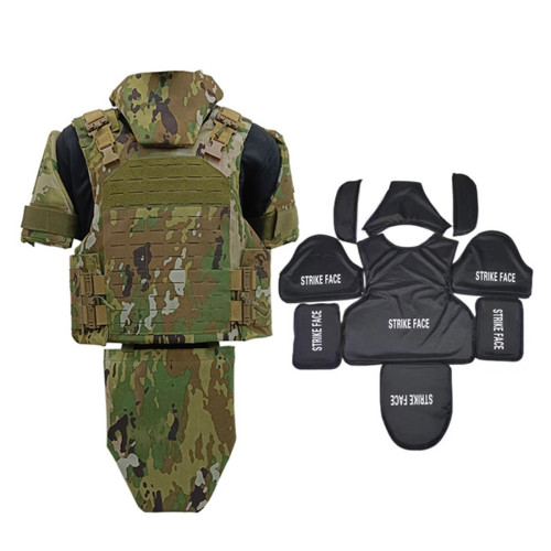 TacticalXmen Level IIIA Full Protection Tactical Bulletproof Armor Full Set (CP Camo)