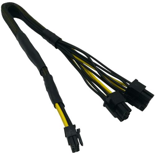 COMeap Mini 8 Pin to 8 Pin(6+2) 6 Pin PCIe Power Adapter Cable for Dell PowerEdge R540 R640 R740 R740XD Lenovo ThinkSystem SR650 Part Number TR5TP 17-inch(43cm) 