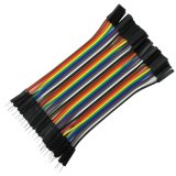 COMeap 120pcs 10CM 40pin Male to Female, 40pin Male to Male, 40pin Female to Female Breadboard Jumper Wire Ribbon Dupont Cables Kit