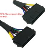 COMeap 20 Pin to 14 Pin ATX PSU Main Power Adapter Braided Sleeved Cable for IBM/Lenovo PCs and Servers 12-inch(30cm)