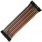 COMeap 120pcs 20CM 40pin Male to Female, 40pin Male to Male, 40pin Female to Female Breadboard Jumper Wire Ribbon Dupont Cables Kit 
