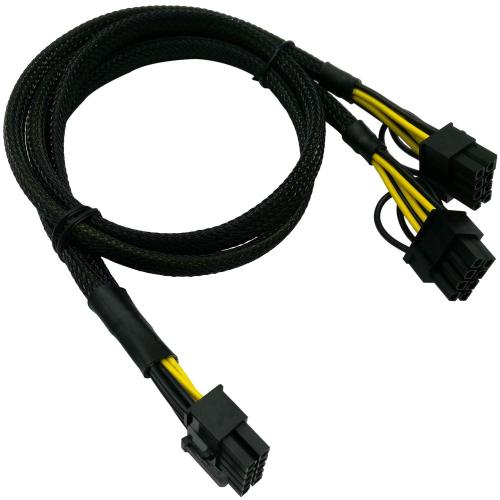 COMeap 10 Pin to Dual PCI-E 8 Pin(6+2) Power Supply Adapter Cable for HP DL580 DL585 DL980 G7 Server 25-in(63.5cm)