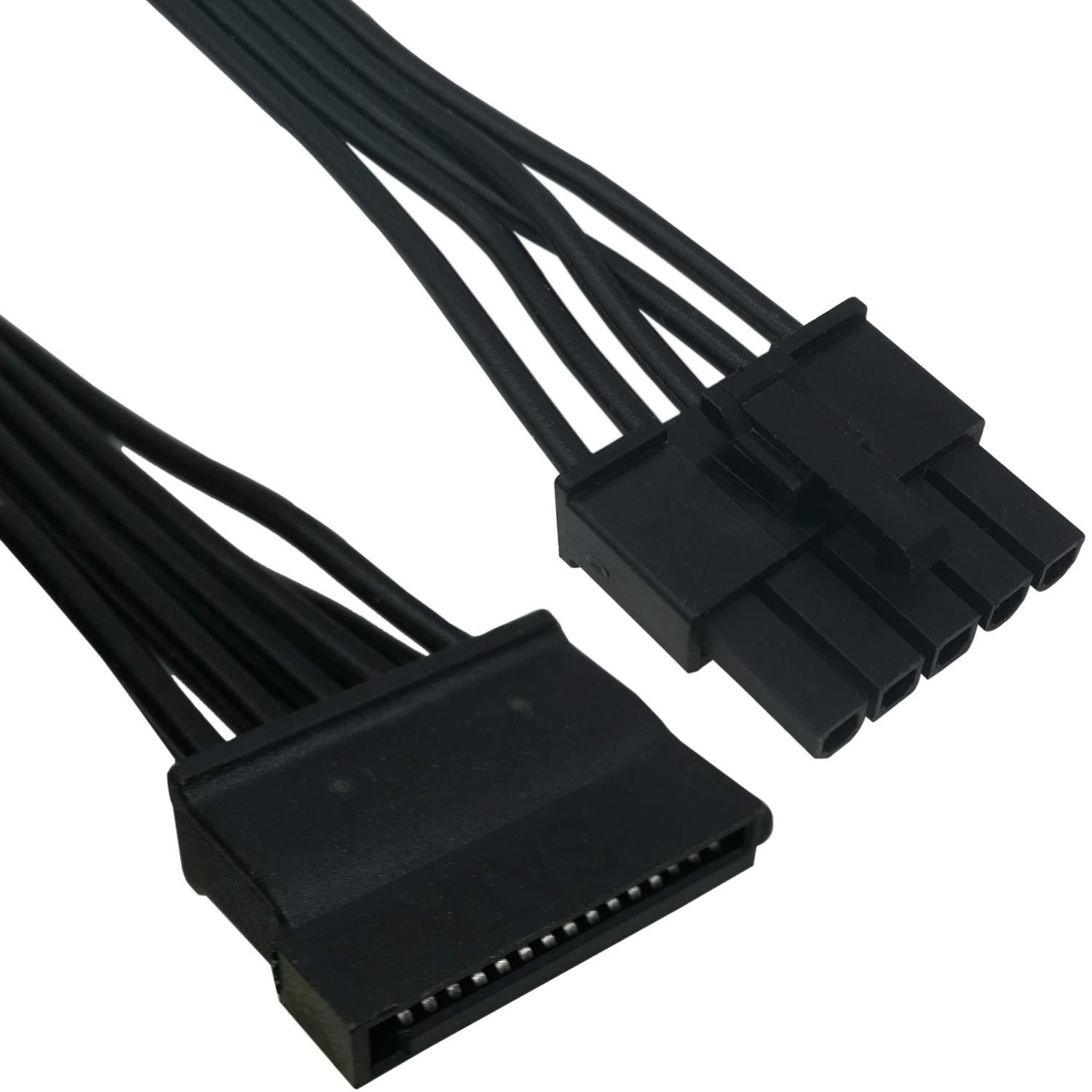 US$ 6.35 - COMeap 5 Pin to 3X 15 Pin SATA Hard Drive HDD Power Adapter