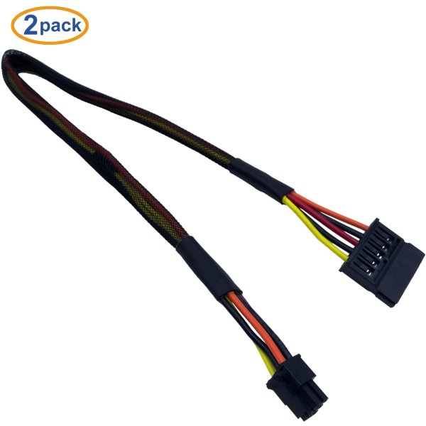 US$ 9.75 - COMeap HDD SATA Power Cable Replacement SATA 15 Pin to Mini ...