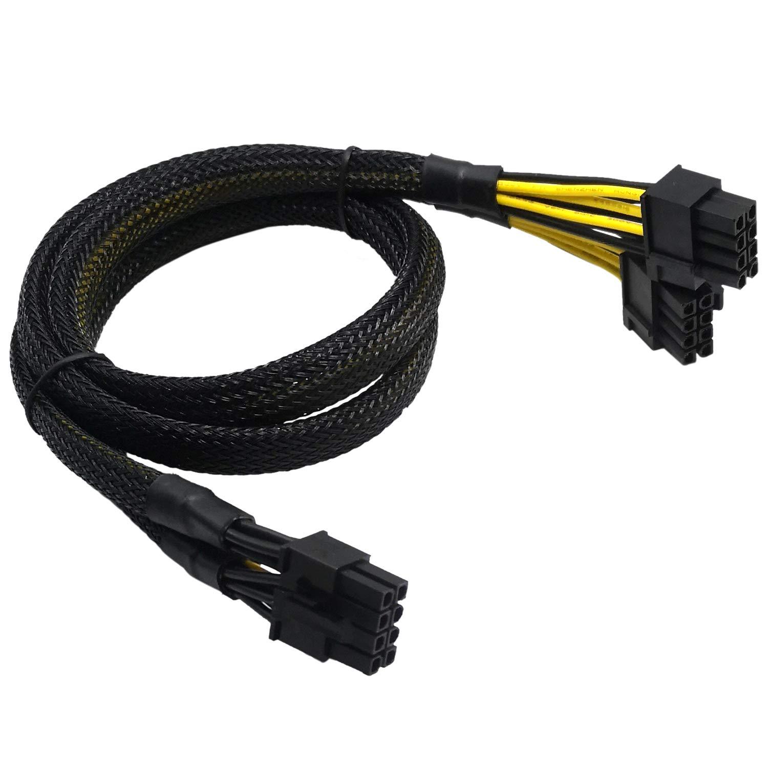 US$ 17.99 - COMeap CPU 8 Pin Male to Dual 8 Pin(6+2) Male PCIe Power
