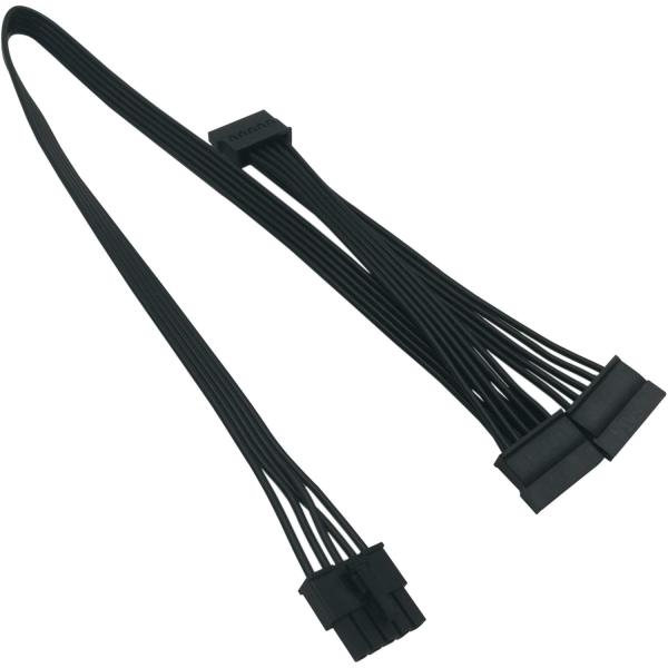 COMeap 5 Pin to 3X 15 Pin SATA Hard Drive HDD Power Adapter Cable for Cooler Master Modular Power Supply 20-in(50cm)