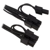 COMeap Mini 6 Pin to 8 Pin (6+2) PCI Express Video Card Power Adapter Cable for Mac Pro Tower/Power Mac G5 14-inch(35cm) (Pack of 2) 