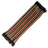 COMeap 120pcs 20CM 40pin Male to Female, 40pin Male to Male, 40pin Female to Female Breadboard Jumper Wire Ribbon Dupont Cables Kit 