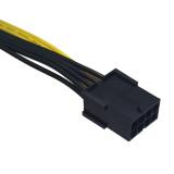 (2-Pack) COMeap PCIe 8 Pin Female to 8 Pin(6+2) Male GPU PCI Express Power Extention Adapter Cable 9-inch(23cm) 